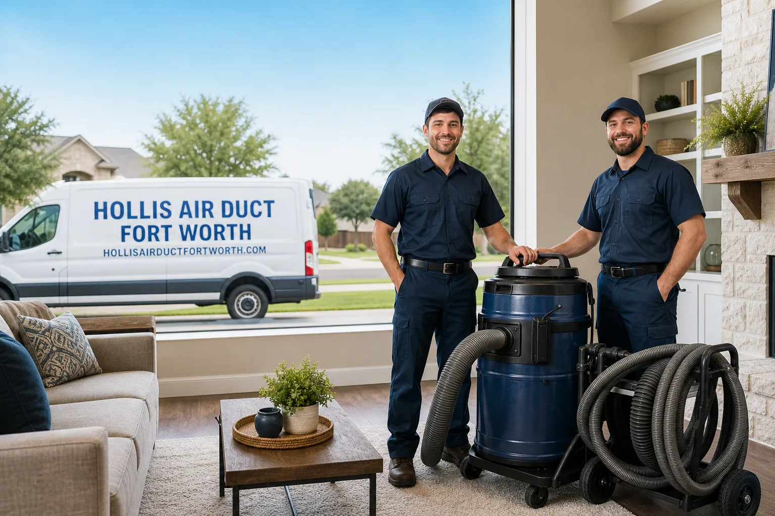 Hollis Air Duct Fort Worth air duct cleaning team